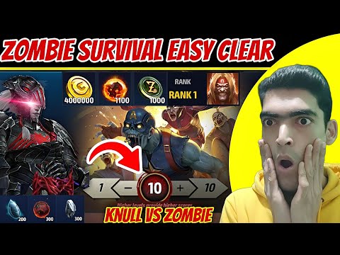 Zombie Survival Change Again! 😯 Knull High Level Clear | Marvel Future Fight 