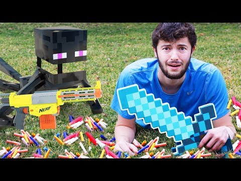 Nerf War: Nerf meets Minecraft | Full Movie Animation