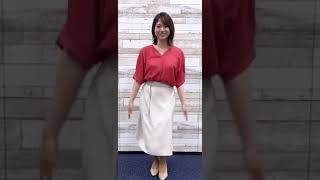 千葉真由佳アナ#弾む#ダンス