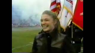 Sept.9,2004 22 Year Old LeAnn Rimes Performance Of The National Anthem @ NFL Colts vs Patriots Game.