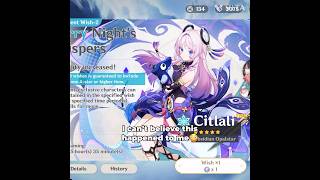 This happened while I was pulling for C6 Citlali🫢 I couldn’t find a suitable audio for this lol
