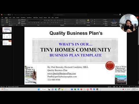 , title : 'What’s in our TINY HOMES COMMUNITY Business Plan Template by Paul Borosky, MBA.'