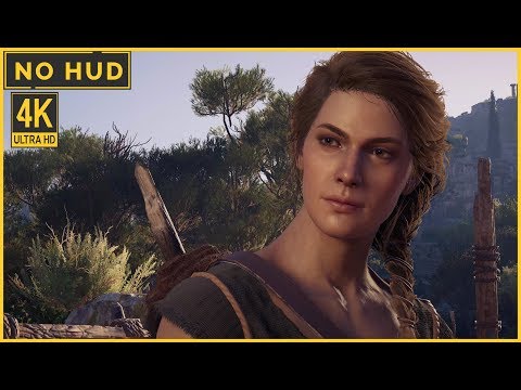 Assassin's Creed Odyssey - Kassandra Intro Scene | No HUD & 4K 60fps Gameplay