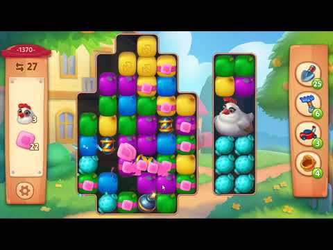 Farmscapes Level 1370 - NO BOOSTERS 🌻🚜🐔 | SKILLGAMING ✔️