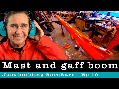 Making mast and gaff boom on our Wharram Tiki 38 Catamaran / DIY - Ep 10