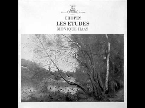 MONIQUE HAAS plays CHOPIN 12 Etudes Op.10 (1976)
