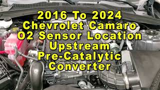Chevrolet Camaro O2 Sensor Location Upstream Pre Catalytic Converter 2016 To 2024 6th Generation