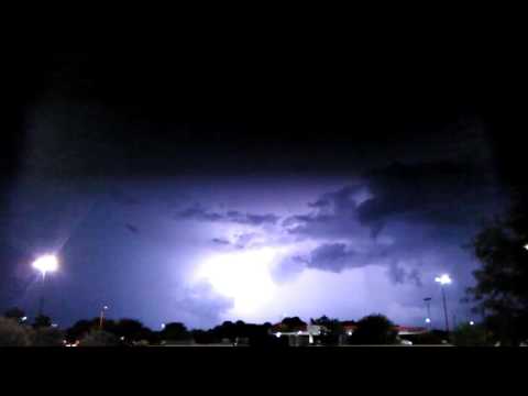 Denton Texas 4th of July lightning storm