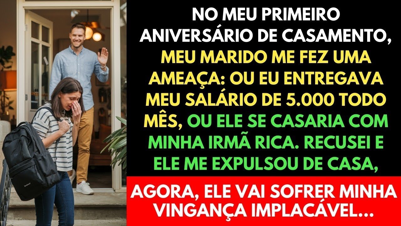 MEU MARIDO ME AMEAÇOU A ME TROCAR PELA MINHA IRMÃ SE NÃO DER A ELE MEU SALARIO DE R$5.000 TODO MÊS!