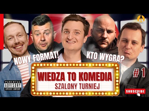 KNOWLEDGE IS COMEDY - Syrek-Dąbrowski, Gajda, Sikora, Kasta, Chałupka (Comedy Tournament)