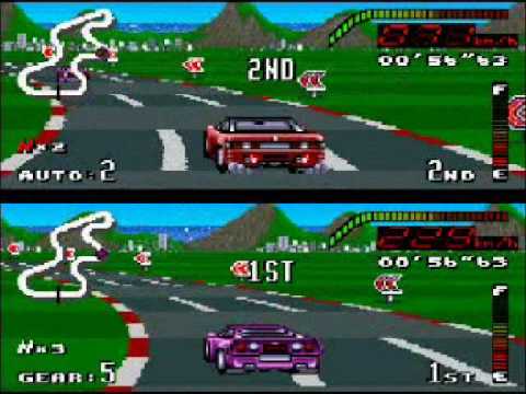 MegaDriver - Mad Racer - Top Gear (Game Video)