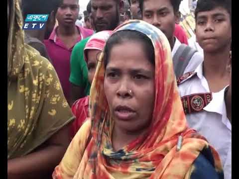 শ্রমিক মৃত্যুর গুজবে গাজীপুরের ডেকেরচালায় সড়ক অবরোধ