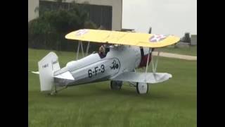 Oratex Boeing-Biplane Replica first flight