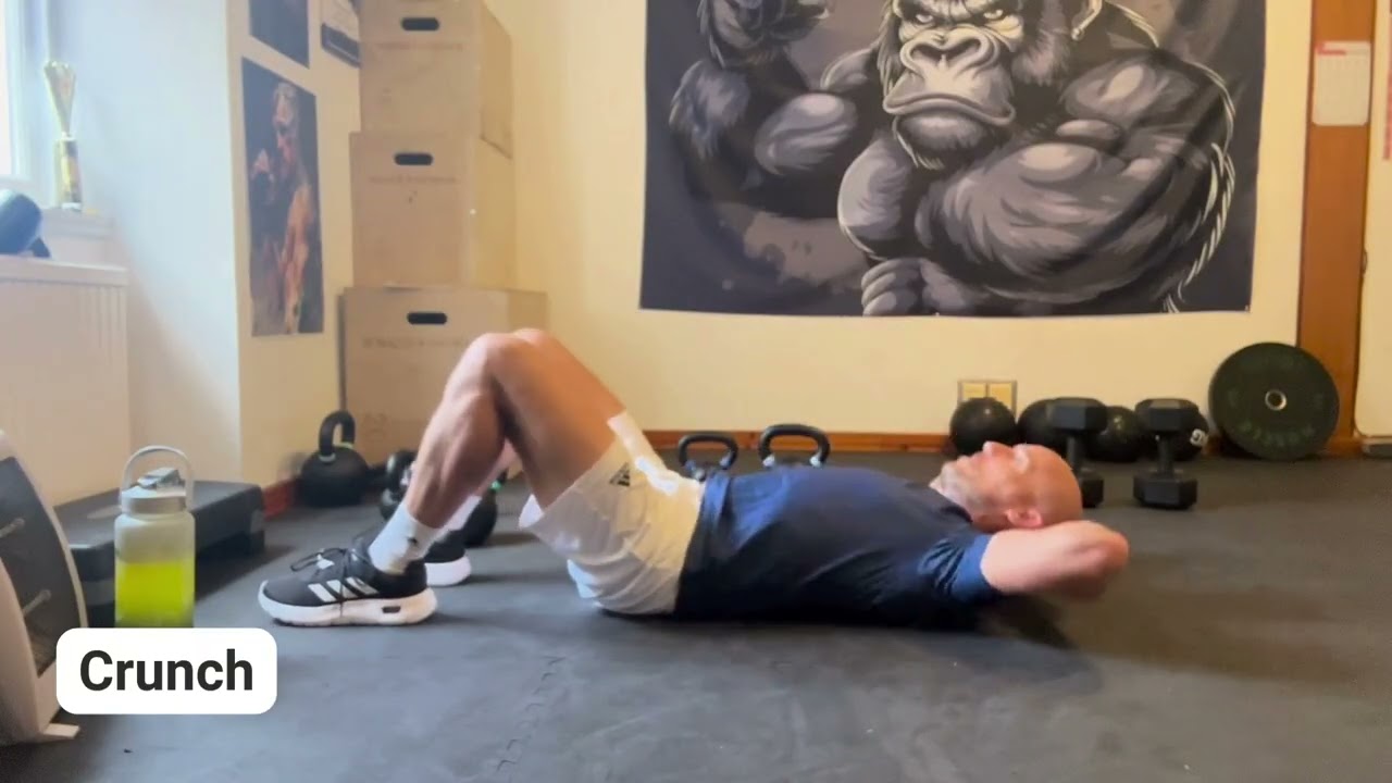 Crunch HIIT Workout - crunch exercise