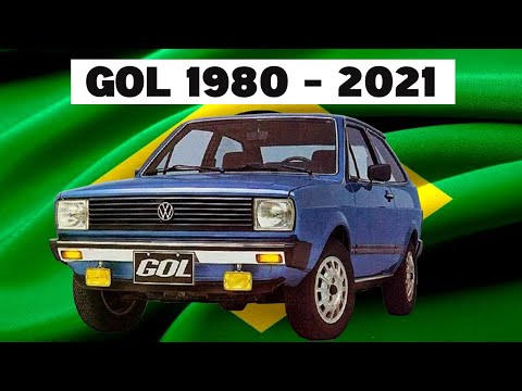 EVOLUÇÃO VOLKSWAGEN GOL - 1980 - 2021