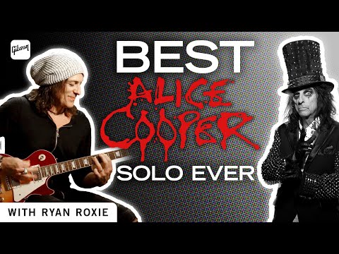 LEARN Poison Guitar Solo by Alice Cooper With Ryan Roxie