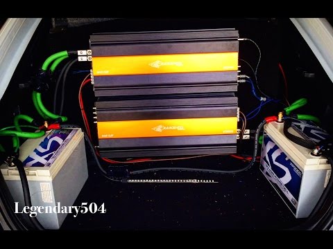 Installed Two Crescendo bc3500s and XS Power Batteries