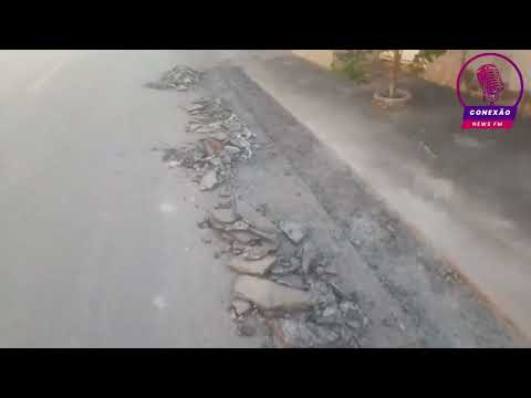 Empresa não concluiu o serviço de meio fio