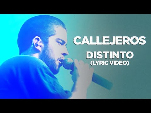 Callejeros  - Distinto (Lyric)