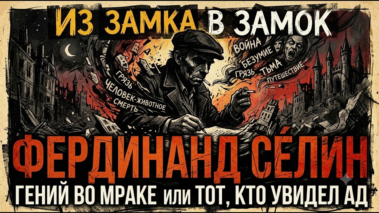 ЭТОГО ПИСАТЕЛЯ ПРОКЛЯЛИ ВСЕ. Луи-Франсуа Селин "Из Замка в Замок". / лит.подкас