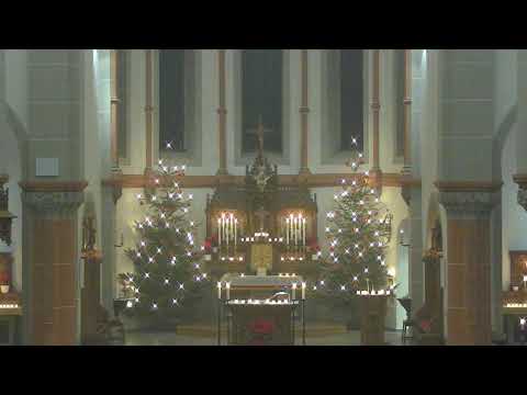 Die Feier der Christmette aus der Pfarrkirche St. Laurentius Dattenfeld