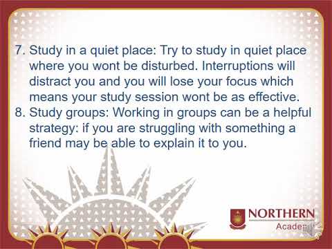 Gr11 LO Study Skills