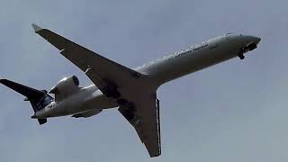 preview picture of video 'CRJ700 in Star Alliance livery landing at Leipzig/Halle airport'
