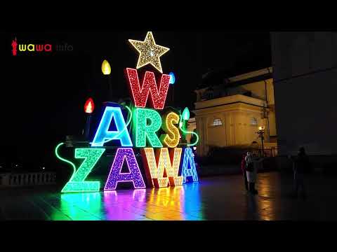 Świąteczne oświetlenie w Warszawie