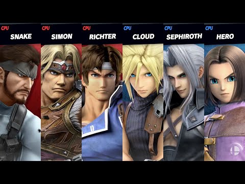 Super Smash Bros. Ultimate - Konami vs Square Enix