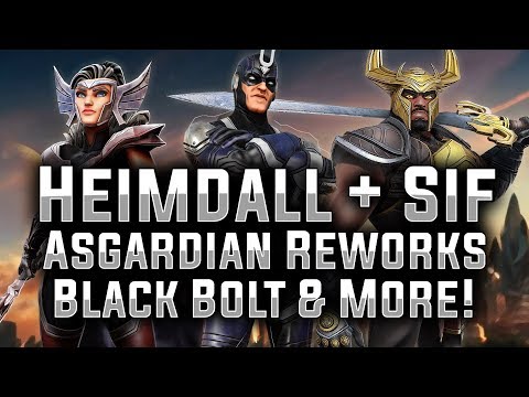 Heimdall + Sif, Asgardian Reworks, Black Bolt, & More! - MARVEL Strike Force - MSF