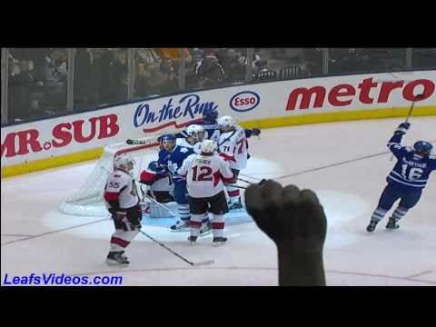 Senators @ Maple Leafs - Nikolai Kulemin Scores - 101102