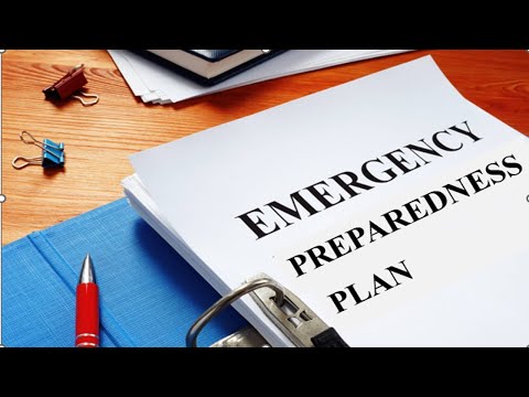 Emergency Preparedness Plan Tutorial