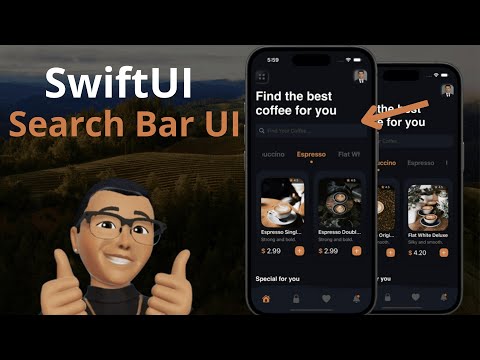 Search Bar UI - SwiftUI - Speed Code