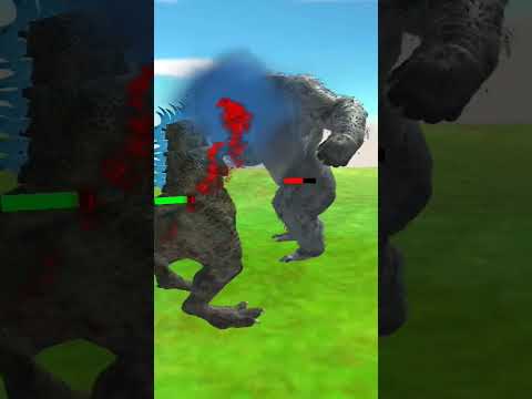 godzilla vs kong in animal revolt battle simulator