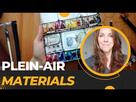 Everything you need for sketching plein-air