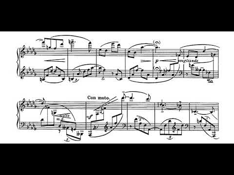 Georgy Catoire - Chants du Crepuscule for Piano, Op. 24 (1914) [Score-Video]