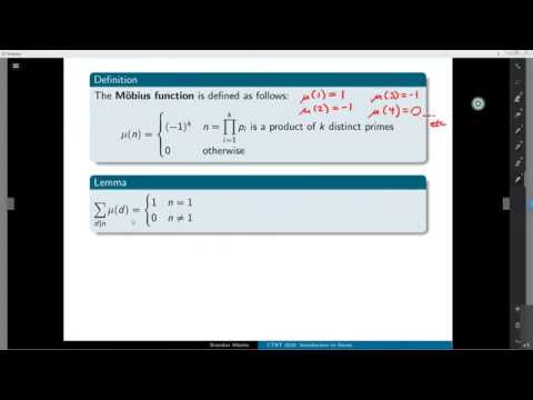 CTNT 2020 - Sieves (by Brandon Alberts) - Lecture 2