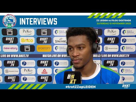 Interviews after Care and Security Leiden - Filou Oostende, BNXT League (15 Nov 2025)