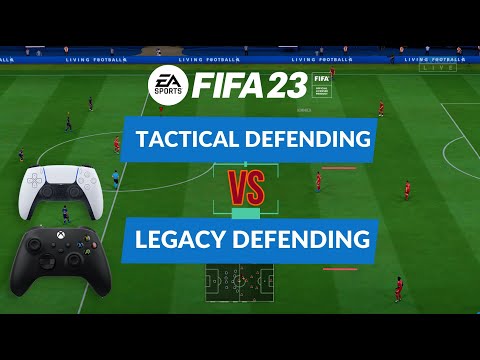 TACTICAL DEFENDING AND LEGACY DEFEDNING DIFFERENCE #fifa23 #fifa22 #tactical #legacy