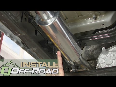 Jeep Wrangler JK MBRP Cat-Back Exhaust System 2-1/2" XP Series SS Off-Road 2012-2018 Installation