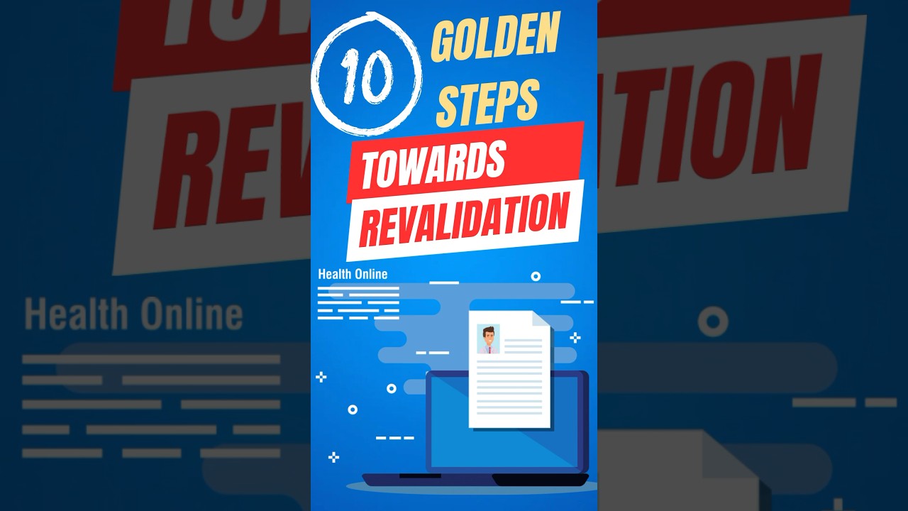 Steps Towards Revalidation for Doctors 🔄 | Locum Appraisal | Medical Appraisals
