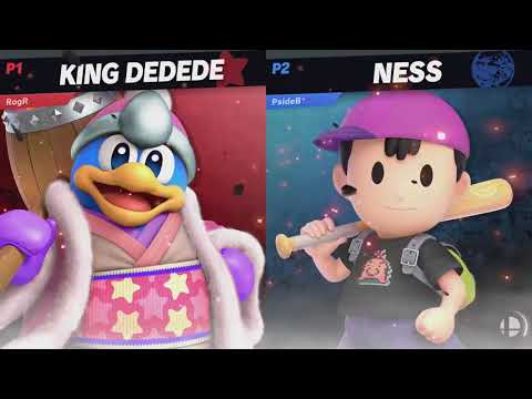 RogR (Sheik, Dedede) vs SideB (Ness) - Losers Finals - Harvest Smash 13