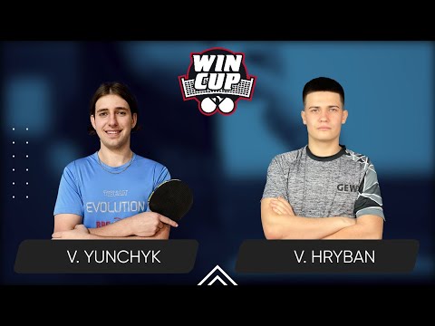 15:00 Valentyn Yunchyk - Vadym Hryban West 3 WIN CUP 04.05.2024 | TABLE TENNIS WINCUP