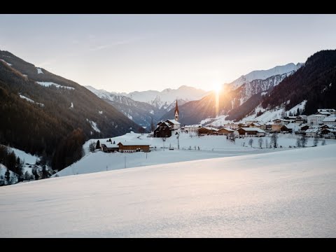 Winter in Ahrntal valley