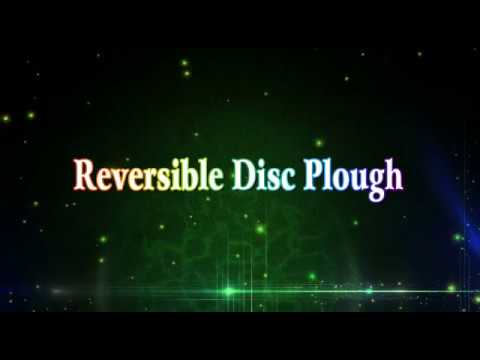 Greenking tractor attach 3 disc reversible plough, 03