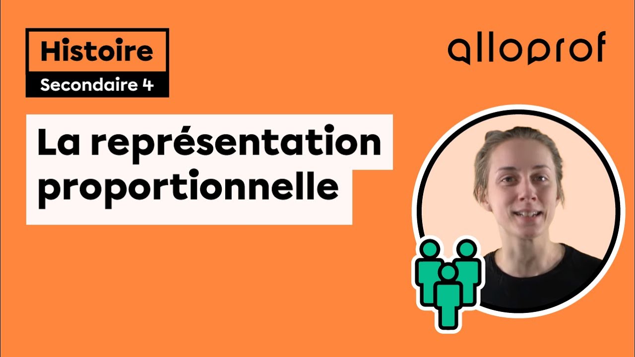 La représentation proportionnelle
