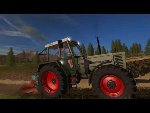Liquid manure driving and plowing in Farming Simulator 2017