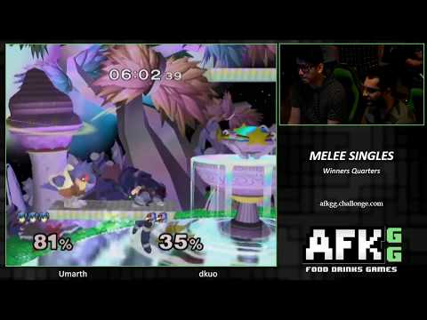 Melee - dkuo (Falco) vs Umarth (Marth) - Winners Quarters at AFKgg 4