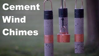 Concrete and Copper Wind Chimes | QUIKRETE® One Bag Wonder 3.0 Contest #Quikrete1bagwonder