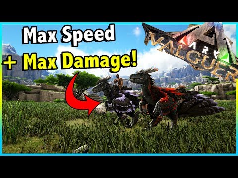 BRAND NEW DEINONYCHUS MAX MOVEMENT SPEED AND MAXIMUM MELEE DAMAGE! || ARK VALGUERO